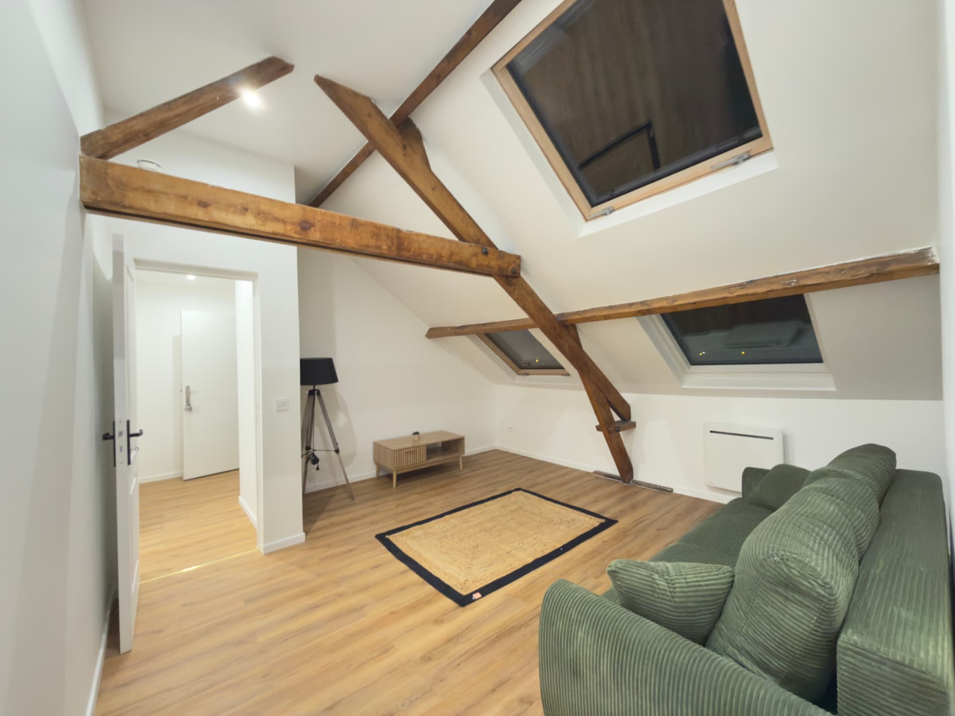 Combles aménagés après travaux